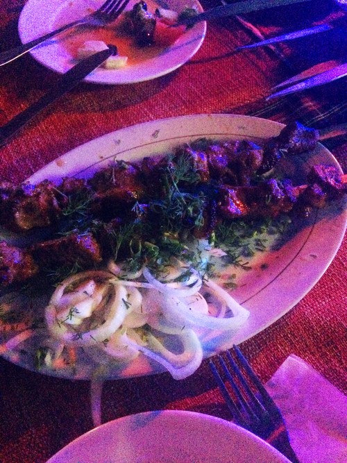 #dinner in Bishkek